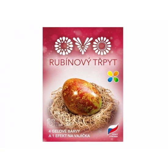 Gelové barvy - efekt Rubínový třpyt (10ksbal)