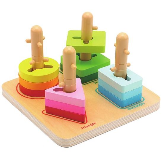 2Kids Toys Nasazování geometrické tvary