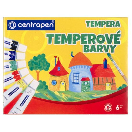 Barvy temperové CENTROPEN 9550/6 12 ml