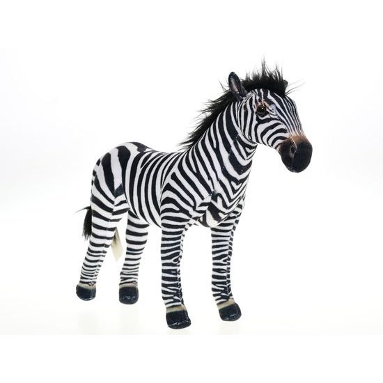 Zebra plyšová 28cm stojící 0m+ v sáčku