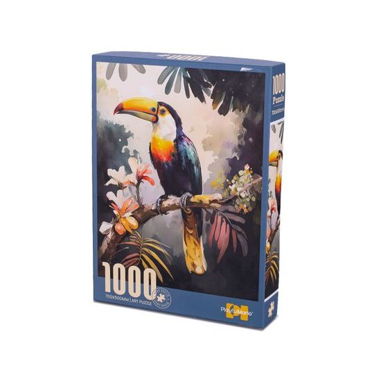 Puzzle tukan 70x50cm 1000dílků v krabičce
