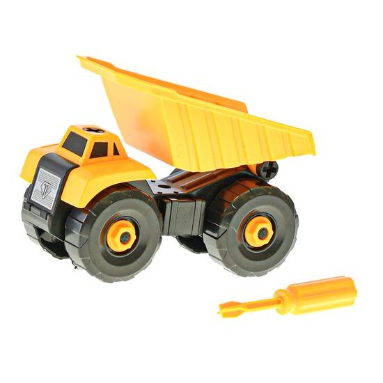 Auto stavební sklápěčka 15cm šroubovací volný chod v krabičce