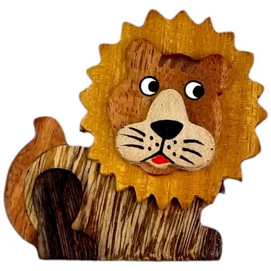 2Kids Toys Dřevěná magnetka velká Lev