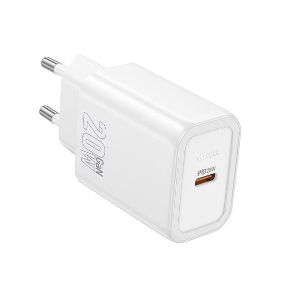 Gentle PD20W jednoportový adaptér na Type-C BÍLÝ
