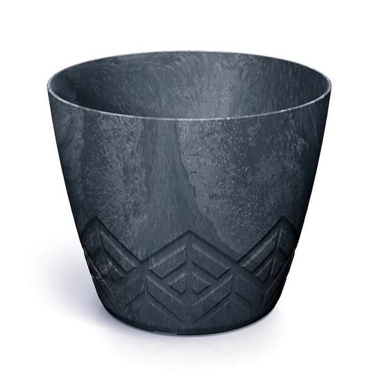 Květináč ARECO BETON EFFECT 19,8 cm: antracit
