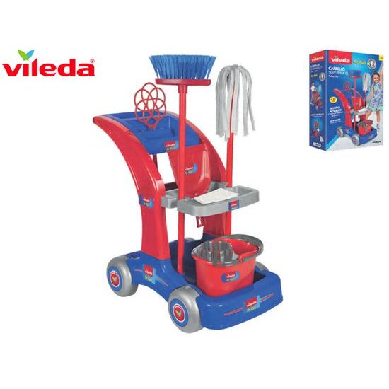 Vileda sada malá uklízečka 6ks s vozíkem 50cm 18m+ v krabičce