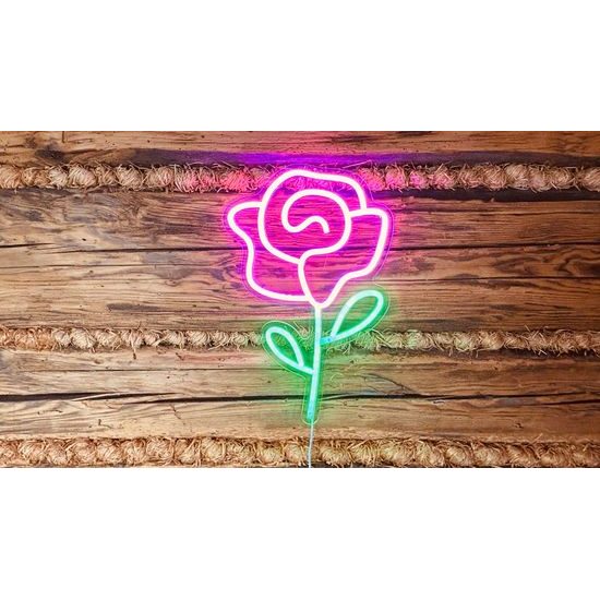 2Kids Toys LED NEON LIGHT lampička Růže