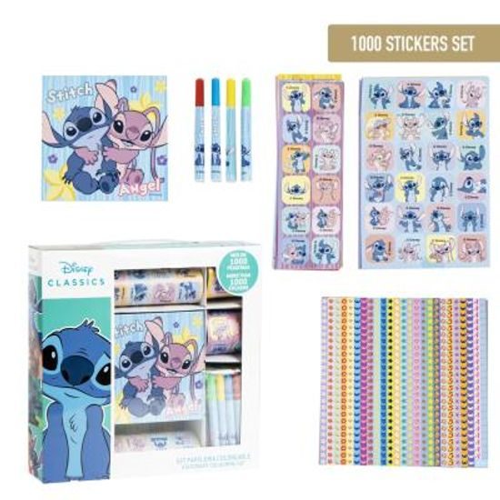 Kreativní sada 1000 samolepek Stitch