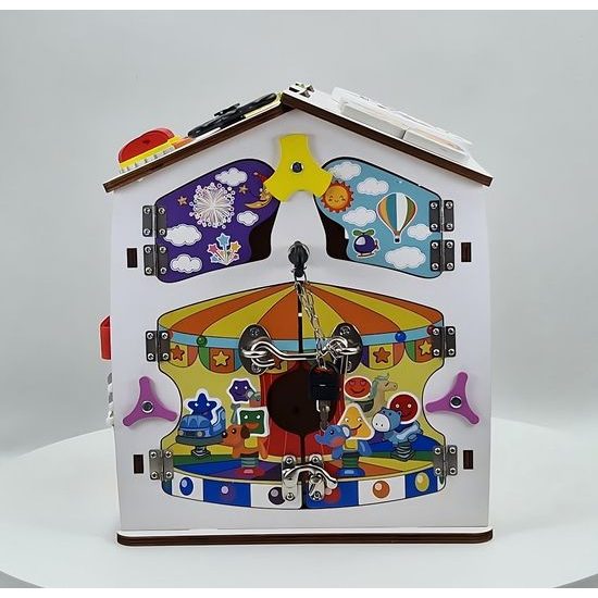 2Kids Toys Activity board Domeček bílý