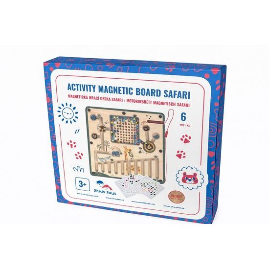 2Kids Toys Magnetická hrací deska Safari