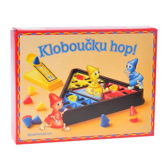 Společenská hra Kloboučku hop! v krabičce
