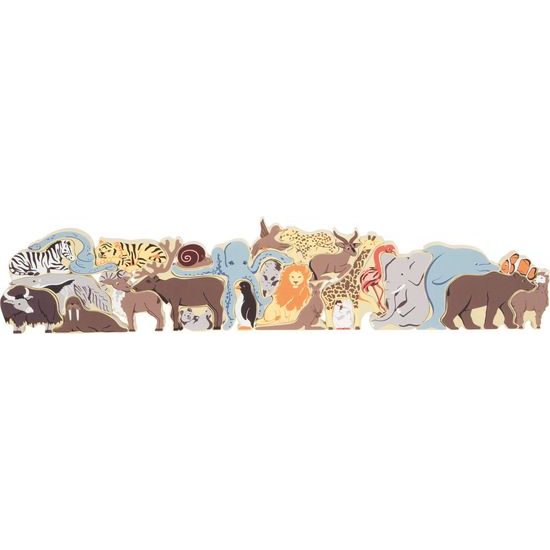 small foot Zvířecí puzzle písmena