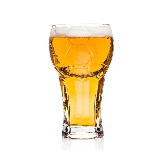 Fotbalová sklenice na pivo