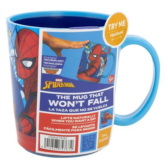 Bezpečný plastový hrnek 410 ml - Spiderman Dimension
