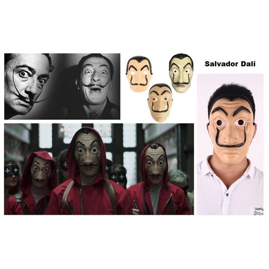 Karnevalová maska - La casa de papel
