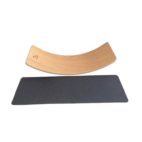 2Kids Toys Dřevěné houpací prkno přírodní s plstí