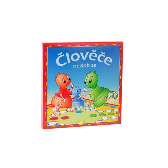 Společenská hra menší Člověče, nezlob se v krabičce