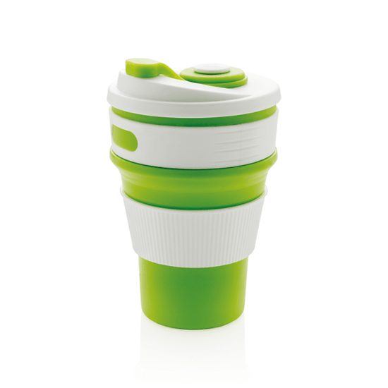 Skládací silikonový hrnek na kávu a čaj – 350 ml
