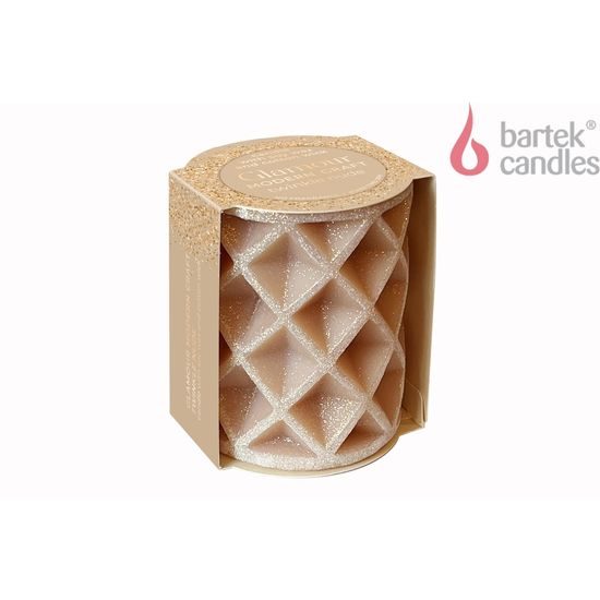 Bartek Svíčka slupek 330g 70x90 Twinkle Nude