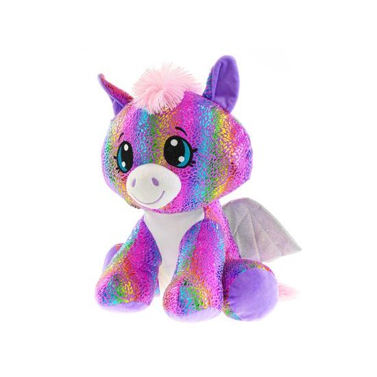 Pegas Star Sparkle plyšový barevný 24cm sedící 0m+ v sáčku
