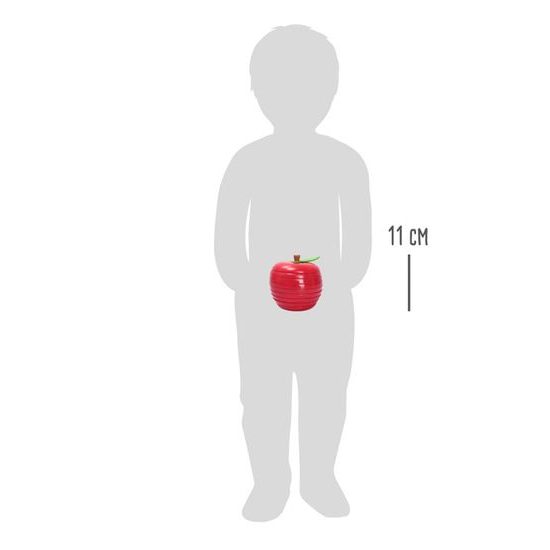 small foot Skládačka jablko s červíky