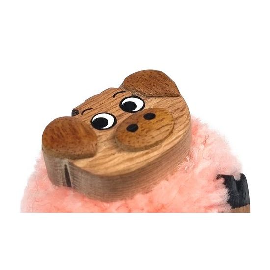 2Kids Toys Dřevěná magnetka velká pompon Prase