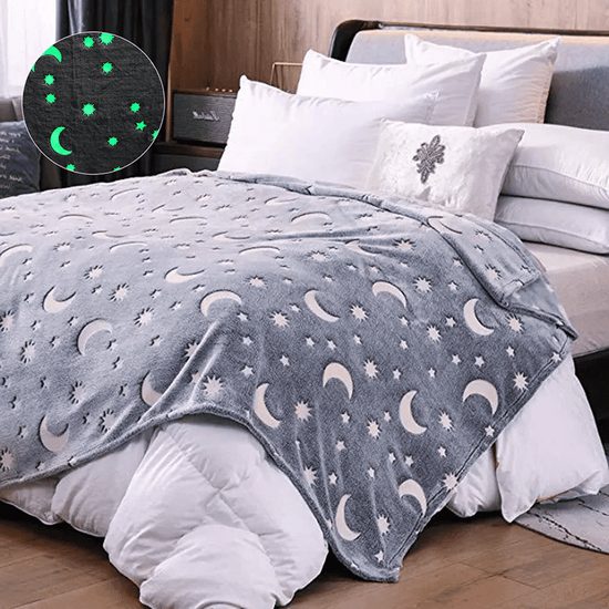 Svítící deka z mikrovlákna - Soft Dreams - růžová