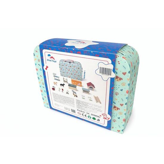 2Kids Toys Domeček pro mazlíčky v kufříku