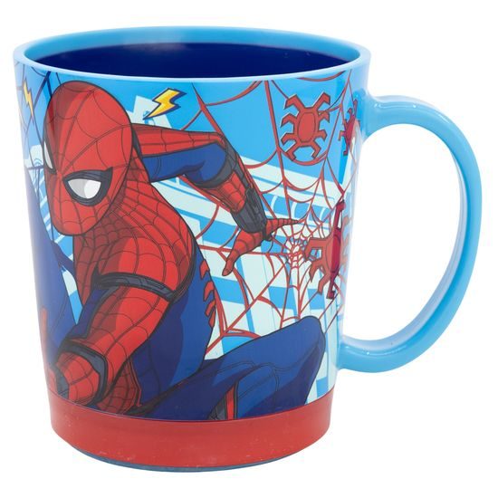 Bezpečný plastový hrnek 410 ml - Spiderman Dimension