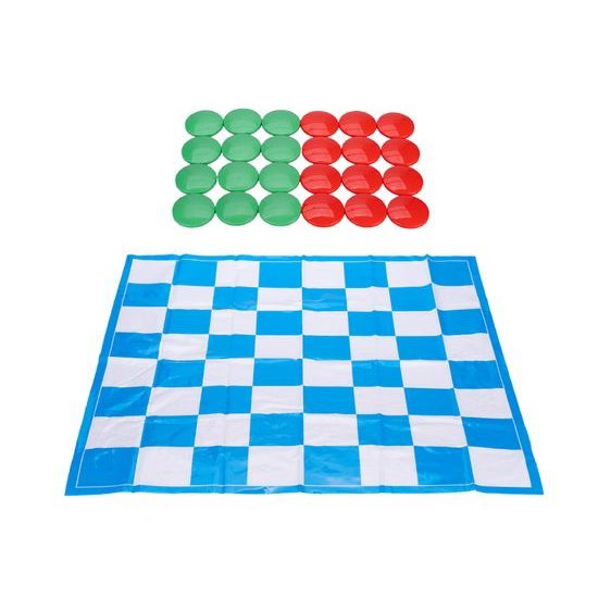 Dáma společenská hra 90x90cm v krabičce