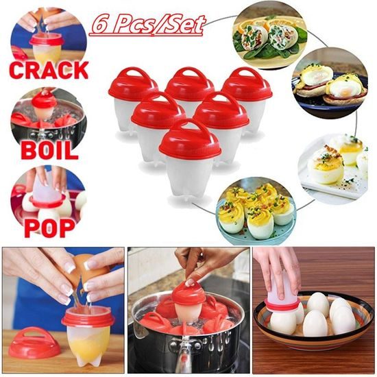 Silikonové formičky na vajíčka - Egg Boil