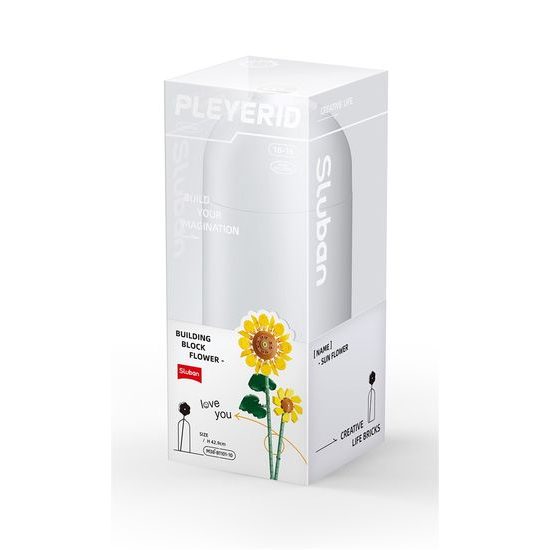 Sluban Flowers M38-B1101-10 Slunečnice ve váze