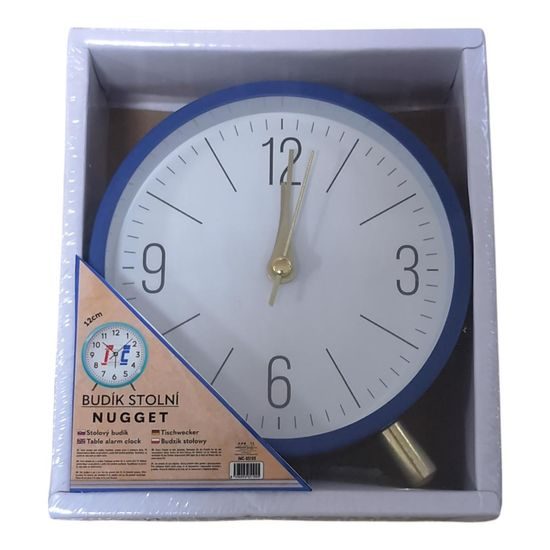 Budík stolní Nugget 12cm