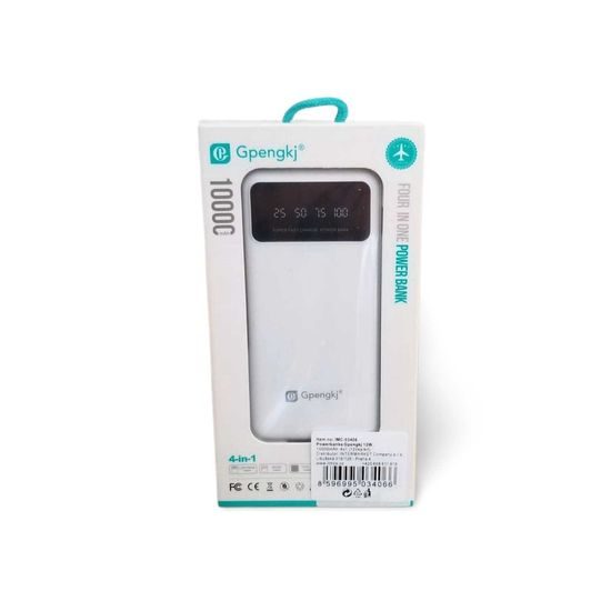 Powerbanka Gpengkj 12W 10000mAh 4v1