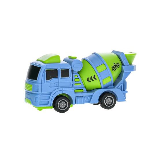 Auto stavební míchačka 10cm po stlačení jezdící 4barvy 12ks v DBX