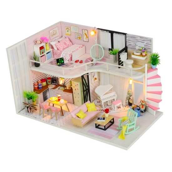 2Kids Toys miniatura domečku Dům Anniny růžové melodie