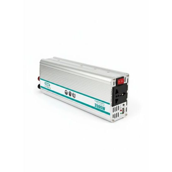 Auto měnič napětí z baterie 12 V na zásuvku 230 V, 2000 W + USB