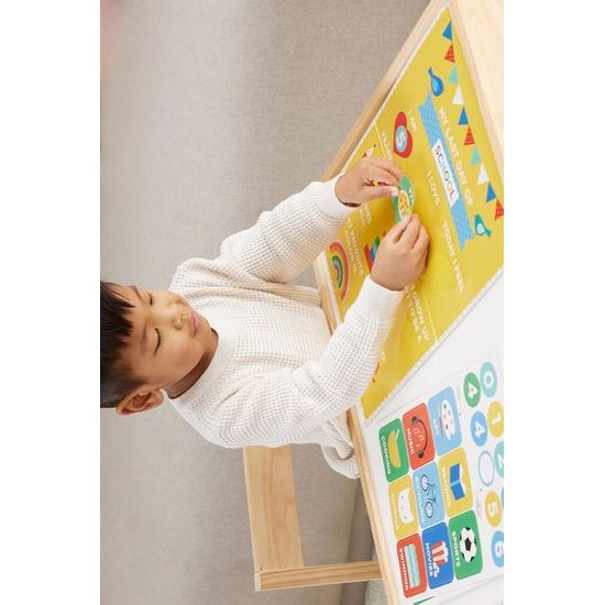 Petit Collage Znovupoužitelné samolepky Můj první a poslední školní den