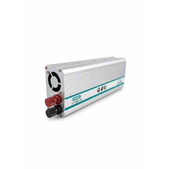 Auto měnič napětí z baterie 12 V na zásuvku 230 V, 2000 W + USB