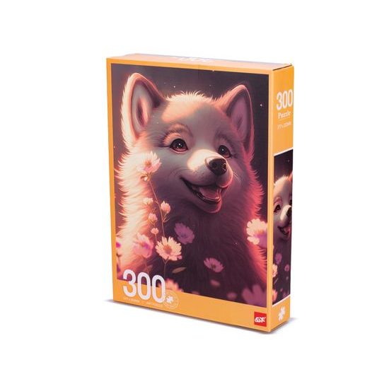 Puzzle 38x25cm liščí mláďátko 300dílků v krabičce