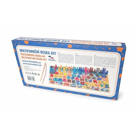 2Kids Toys Multifunkční deska vkládačka 6 v 1