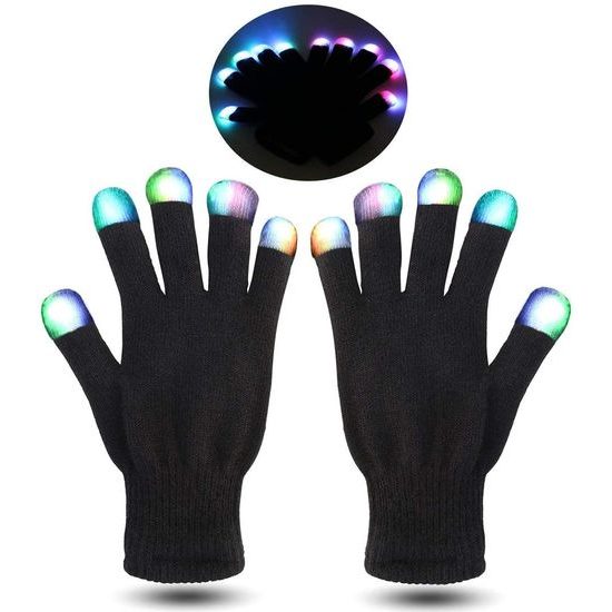 Rukavice s LED špičkami - PARTY GLOVES