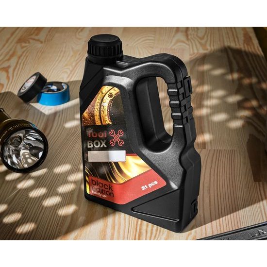 Sada nářadí JERRYCAN - BLACK