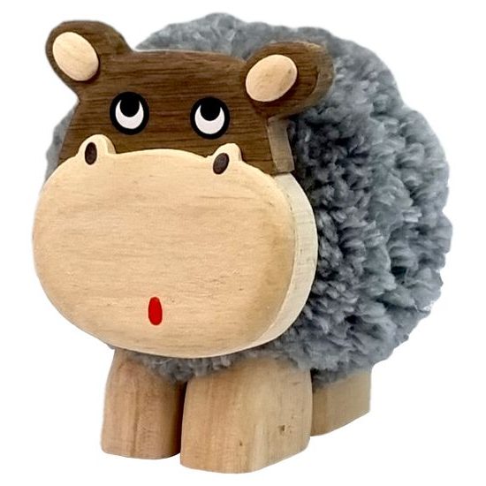 2Kids Toys Dřevěná figurka XL pompon Hroch