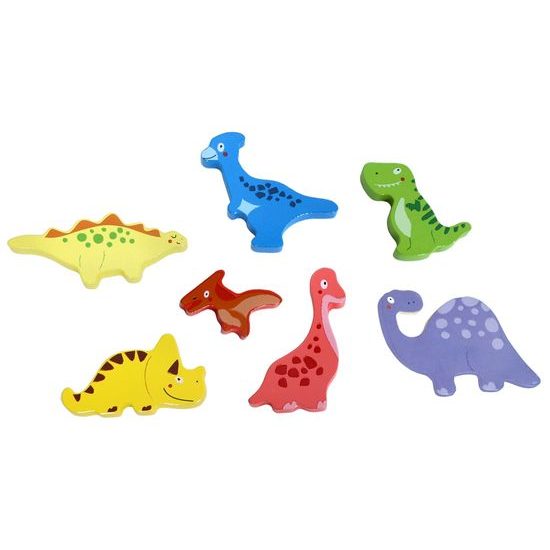 2Kids Toys Dřevěné puzzle Dinosauři propojitelné