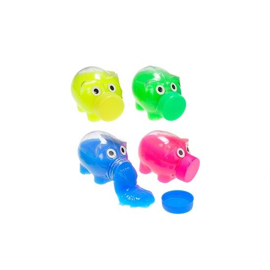 Professor Slime sliz prasátko 9cm 4barvy 12ks v DBX