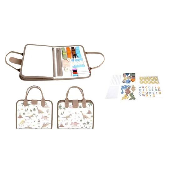 2Kids Toys Senzorická busy kniha Dinosauři 1