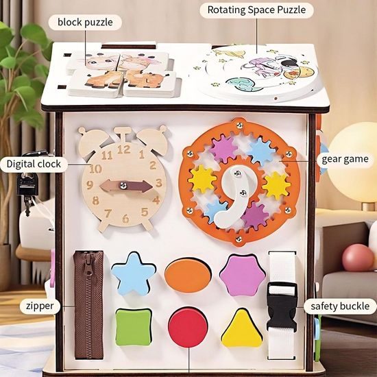 2Kids Toys Activity board Domeček bílý