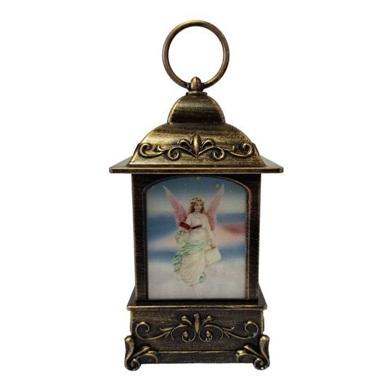Lucerna s LED na baterie 15x8cm