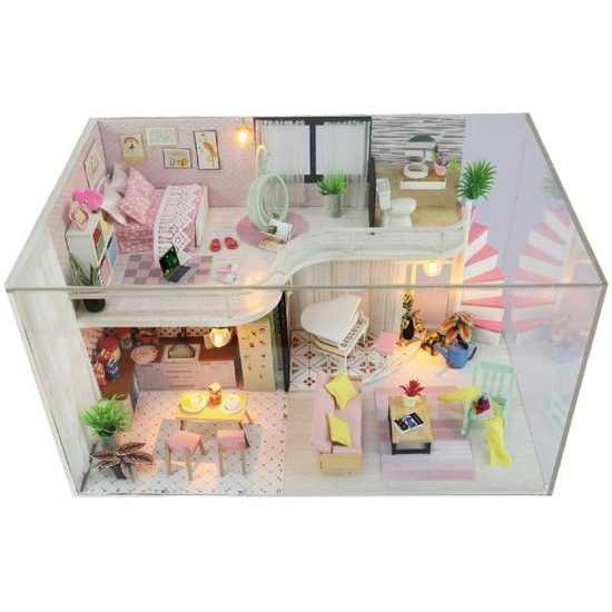 2Kids Toys miniatura domečku Dům Anniny růžové melodie